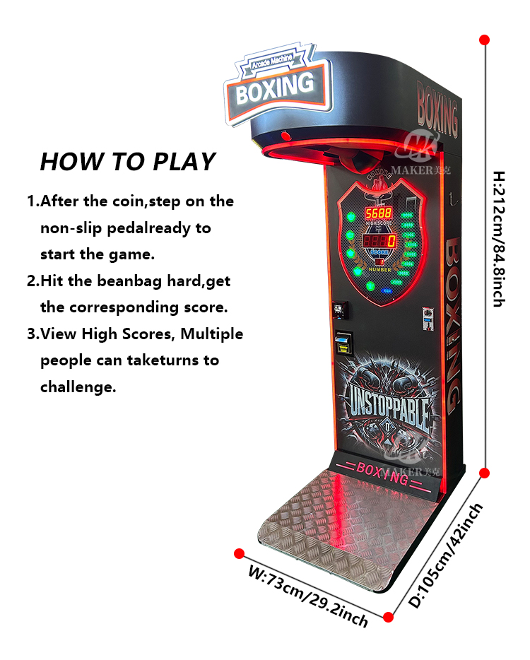آلة ملاكمة للبيع بالجملة من ال - مراجعة Arcade Machine Profit وسعره